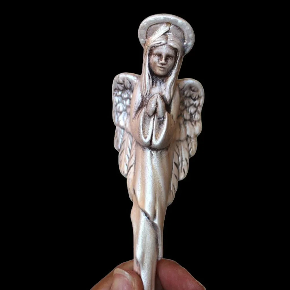 Vintage praying Angel Christmas tree ornament holiday decoration